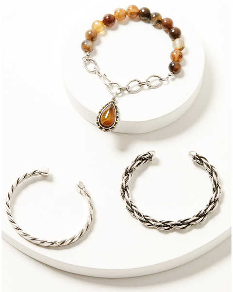 Image #1 - Shyanne Women's Heritage Valley Bracelet Set - 3 Piece , Silver, hi-res