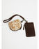 Image #1 - Shyanne Women's Ruthie Hair-On Wallet Set - 3 Piece, Brown, hi-res