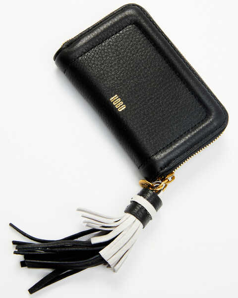 Hobo Women's Nila Mini Zip Around Wallet, Black, hi-res