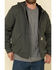Image #5 - Carhartt Men's Rain Defender Thermal Lined Zip Hooded Work Sweatshirt, Charcoal, hi-res
