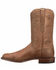 Lucchese Men's Sunset Roper Western Boots - Round Toe, Honey, hi-res