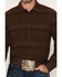 Image #3 - Kimes Ranch Men's Dash Striped Print Long Sleeve Button-Down Western Shirt, Brown, hi-res