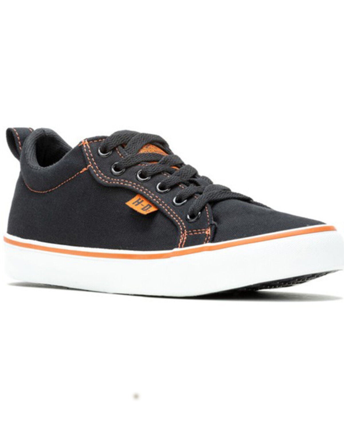 Harley Davidson Women's Torland Vintage Style Sneakers, Black, hi-res