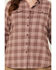 Image #3 - Ariat Women's Rebar Durastretch Plaid Print Long Sleeve Stretch Button-Down Flannel Work Shirt - Plus, Multi, hi-res