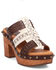 Image #1 - Dingo Women's Chateau Wooden Sandals, Brown, hi-res
