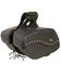 Image #3 - Milwaukee Leather Zip-Off PVC Studded Throw Over Saddle Bag, Black, hi-res