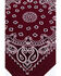 Shyanne Women's 12-piece Wine Bandana Set, Wine, hi-res