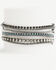 Image #1 - Shyanne Women's Rhinestone Layered Cuff Bracelet, Silver, hi-res