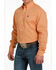 Image #3 - Cinch Men's Geo Print Long Sleeve Button-Down Stretch Western Shirt, Orange, hi-res