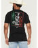 Image #1 - Ariat Men's Bucking Baqueno Short Sleeve Graphic T-Shirt, Black, hi-res