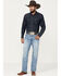 Image #1 - Ariat Men's M5 Hartley Waco Light Wash Straight Rigid Jeans, Light Wash, hi-res