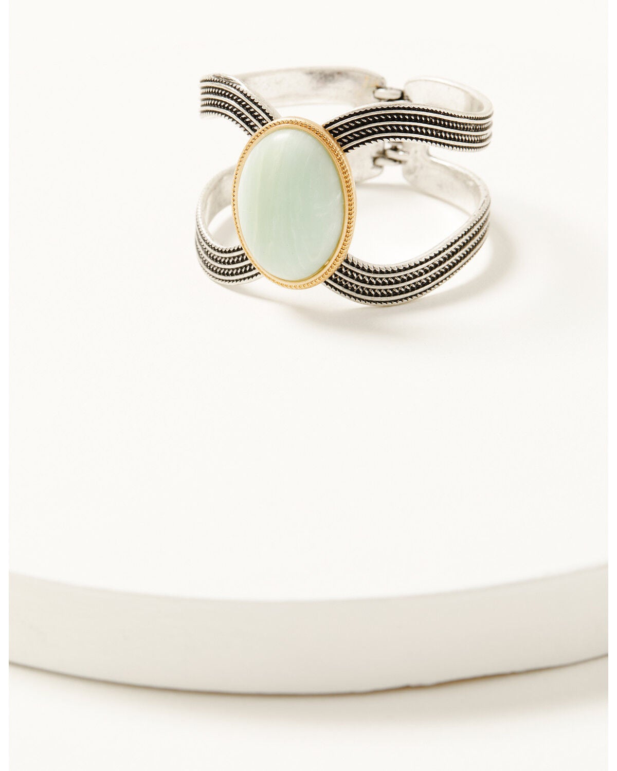 Shyanne Women's Luna Bella Turquoise Cuff Bracelet, Silver, hi-res