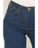 Image #2 - Wrangler X Lainey Wilson Women's Cheeky Wide Leg Stretch Denim Jeans, Blue, hi-res