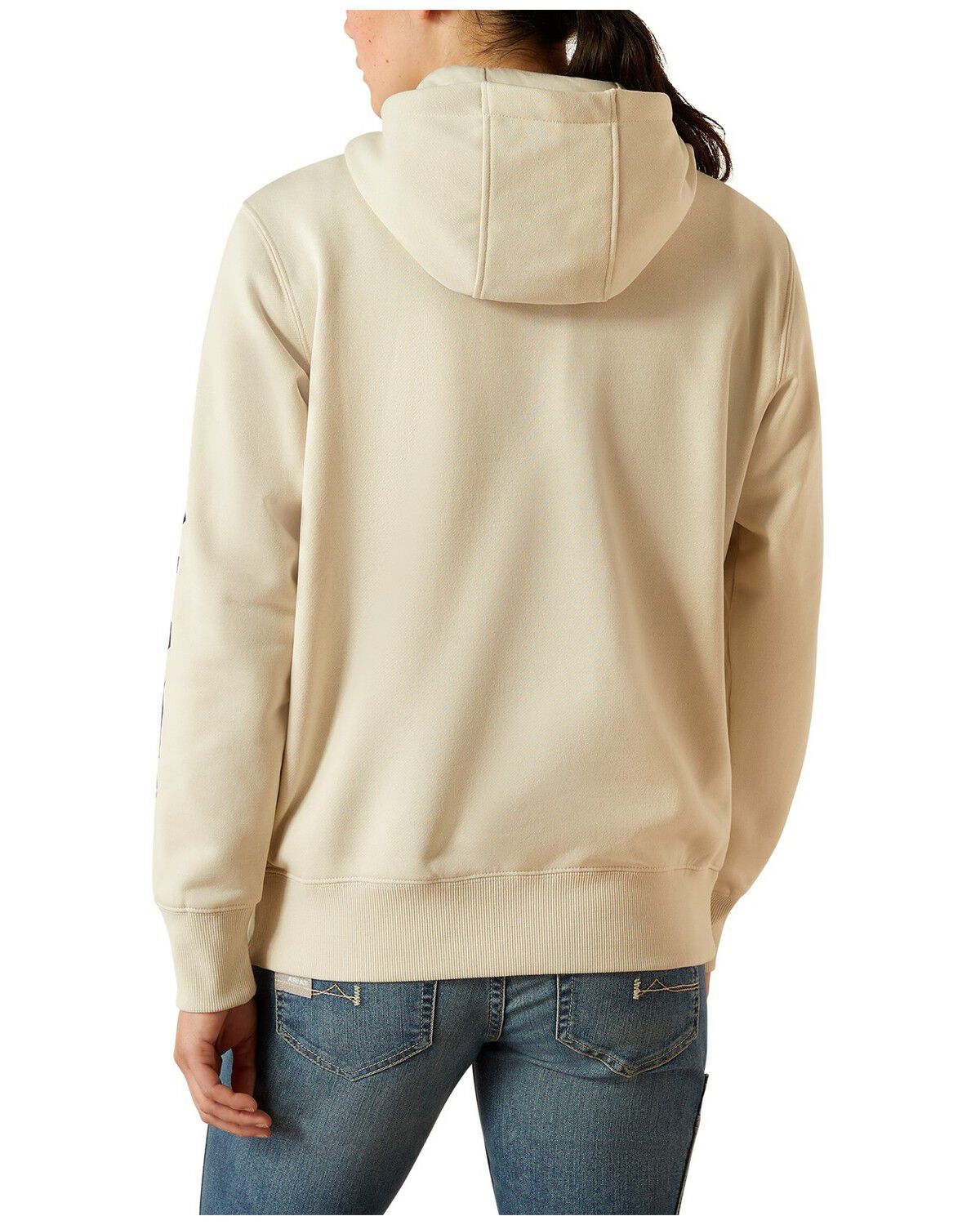 Image #2 - Ariat Women's Rebar Graphic Hoodie, Grey, hi-res
