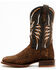 Dan Post Women's Exotic Sea Bass Western Boots - Broad Square Toe, Ivory, hi-res