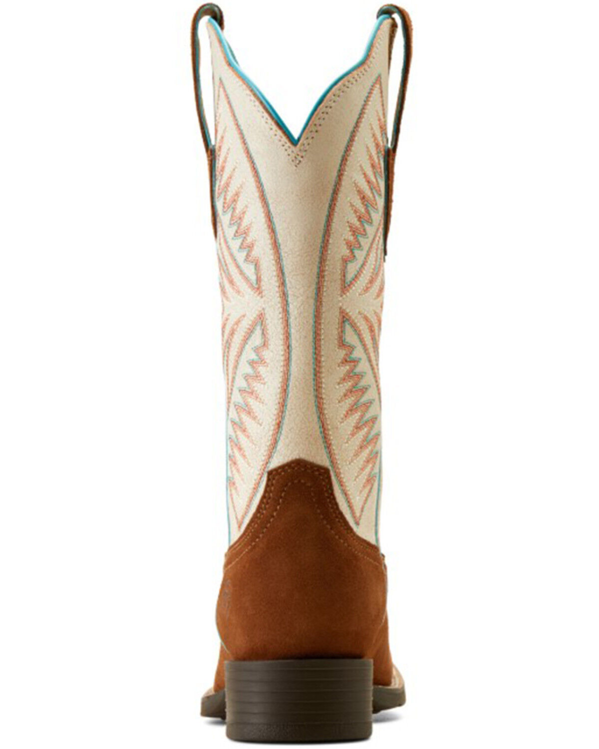 Image #3 - Ariat Women's Round Up Ruidoso Roughout Performance Western Boots - Broad Square Toe, Brown, hi-res