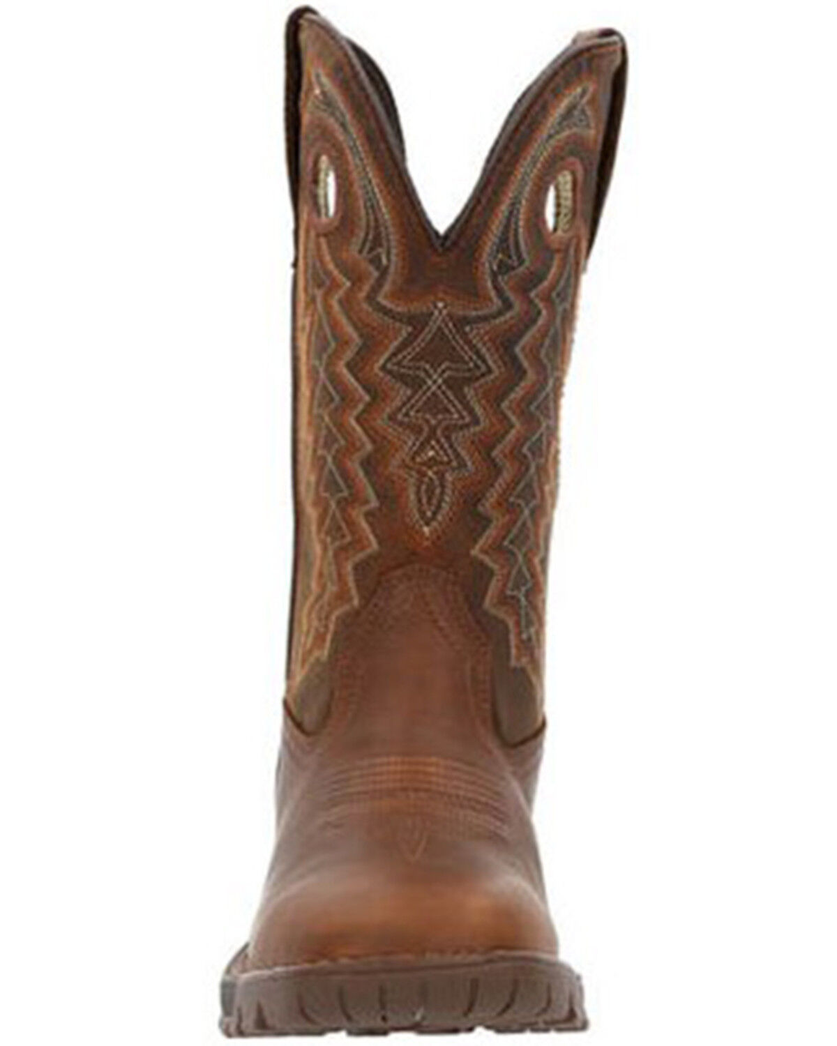 Image #4 - Rocky Women's Legacy 32 Waterproof Pull On Western Boot - Broad Square Toe, Brown, hi-res