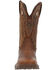 Image #4 - Rocky Women's Legacy 32 Waterproof Pull On Western Boot - Broad Square Toe, Brown, hi-res