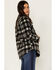 Image #2 - Idyllwind Women's Plaid Print Viola Fleece Shirt, Black, hi-res