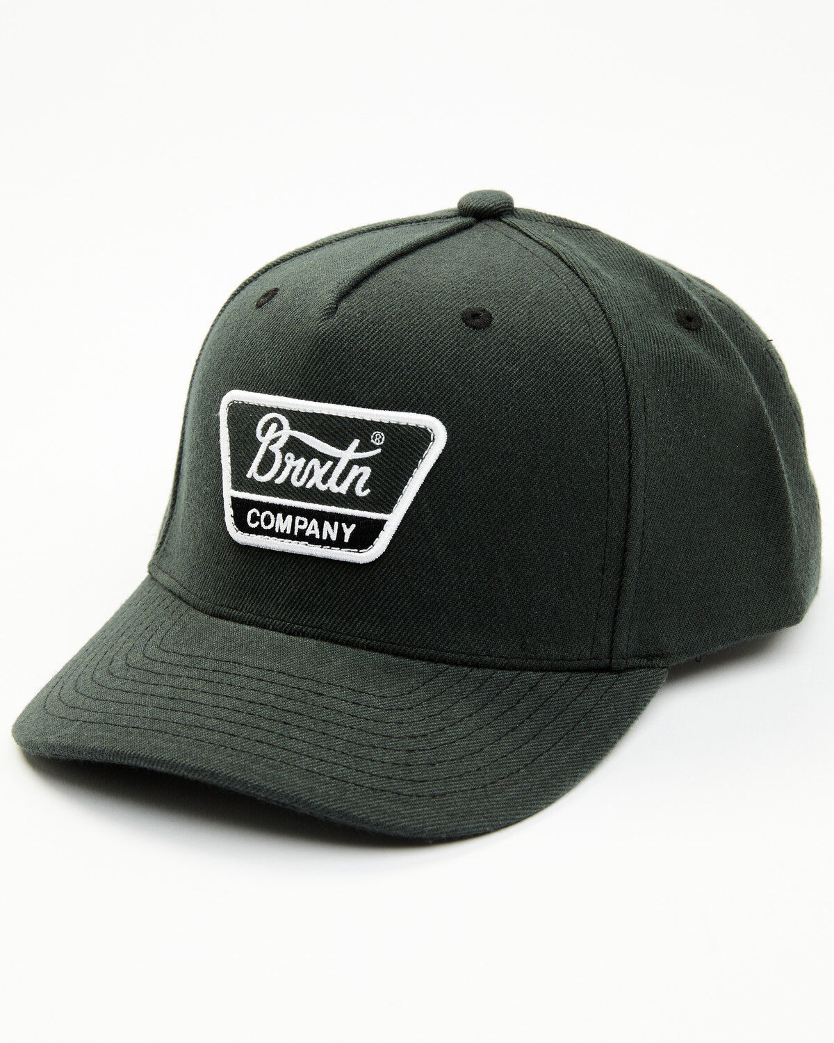 Image #1 - Brixton Men's Linwood C Netplus Ball Cap, Black/white, hi-res