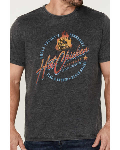 Image #3 - Flag & Anthem Men's Hot Chicken Nashville Burnout Graphic T-Shirt, Charcoal, hi-res