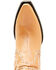Dan Post Women's Zipper Western Booties - Snip Toe, Tan, hi-res