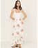 Image #1 - Wild Moss Women's Embroidered Midi Skirt, White, hi-res