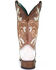Image #4 - Corral Women's Honey Floral Western Boots - Square Toe, Tan, hi-res