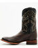 Image #3 - Cody James Men's Exotic Ostrich Western Boots - Broad Square Toe , Chocolate, hi-res