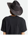 Brixton Houston Straw Cowboy Hat, Black, hi-res