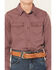 Image #3 - Cody James Boys' Everest Peak Striped Print Long Sleeve Snap Western Shirt, Burgundy, hi-res