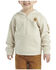 Image #1 - Carhartt Toddler Boys' Half Zip Hooded Pullover, Cream, hi-res