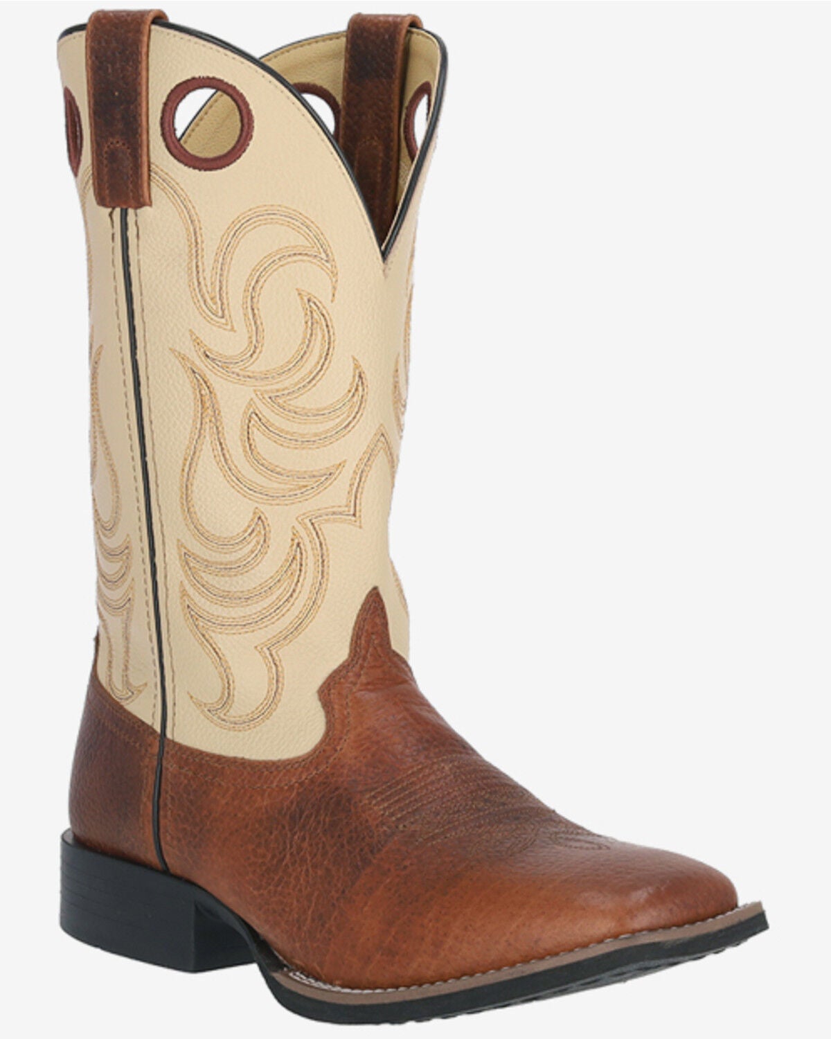 Smoky Mountain Men's Cedar Performance Western Boots - Broad Square Toe, Brown, hi-res