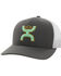 Image #1 - Hooey Men's Sterling Logo Embroidered Trucker Cap, Grey, hi-res