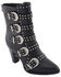Image #1 - Milwaukee Leather Women's Studded Buckle Up Boots - Round Toe, Black, hi-res