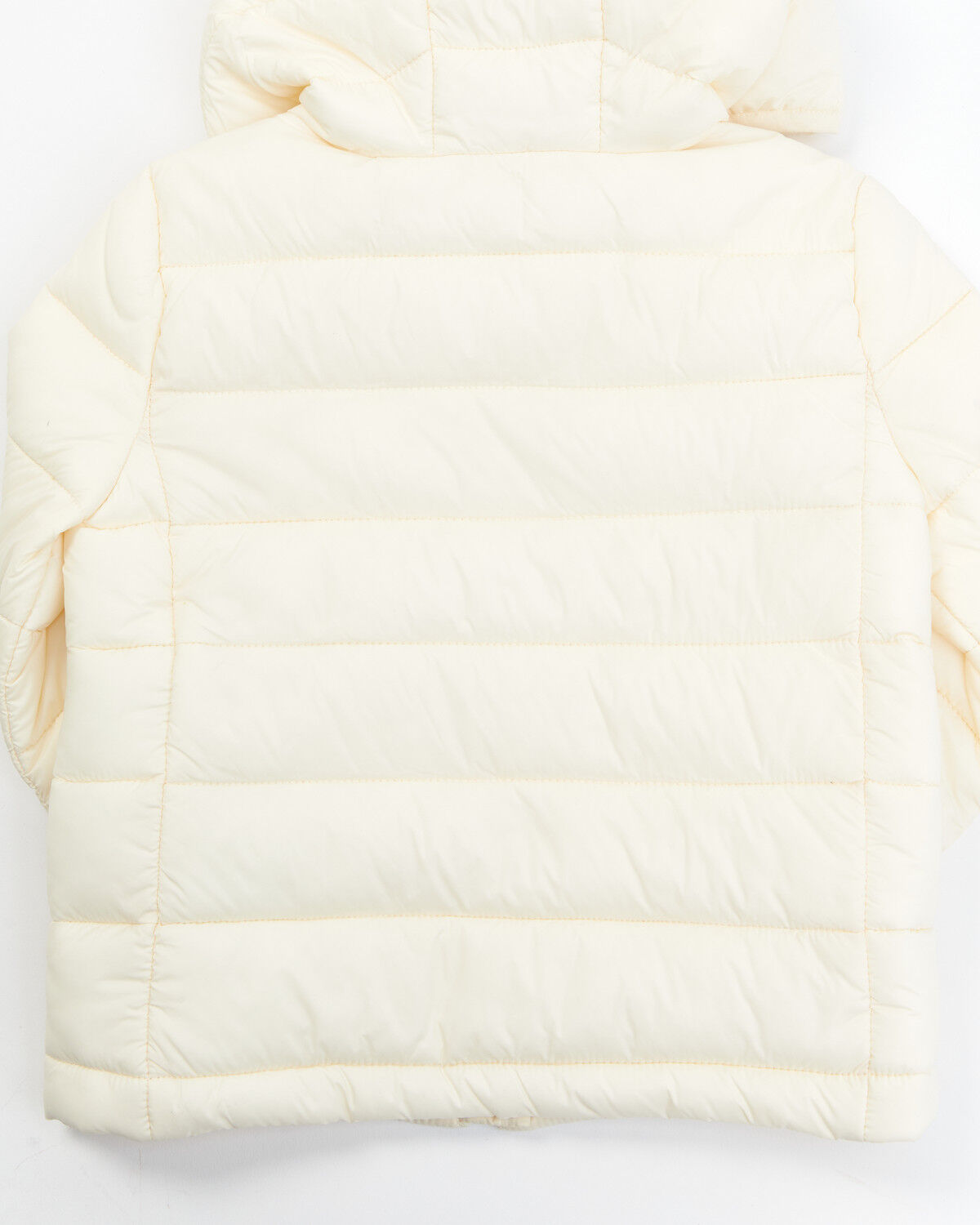 Image #3 - Urban Republic Girls' Quilted Packable Puffer Hooded Jacket, Cream, hi-res