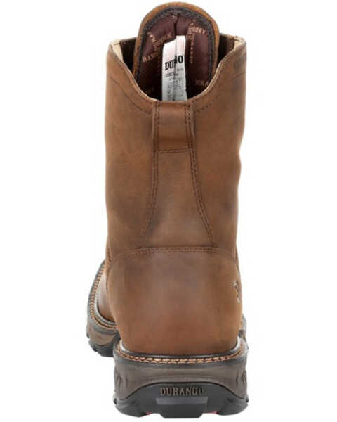 Image #4 - Durango Men's Maverick XP Waterproof Work Boots - Soft Toe, Brown, hi-res