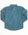 Image #3 - Cody James Toddler Boys' Bourbon Geo Print Long Sleeve Pearl Snap Western Shirt, Navy, hi-res