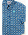 Image #2 - Cinch Infant Boys' Geo Print Long Sleeve Button-Down Western Shirt, Royal Blue, hi-res