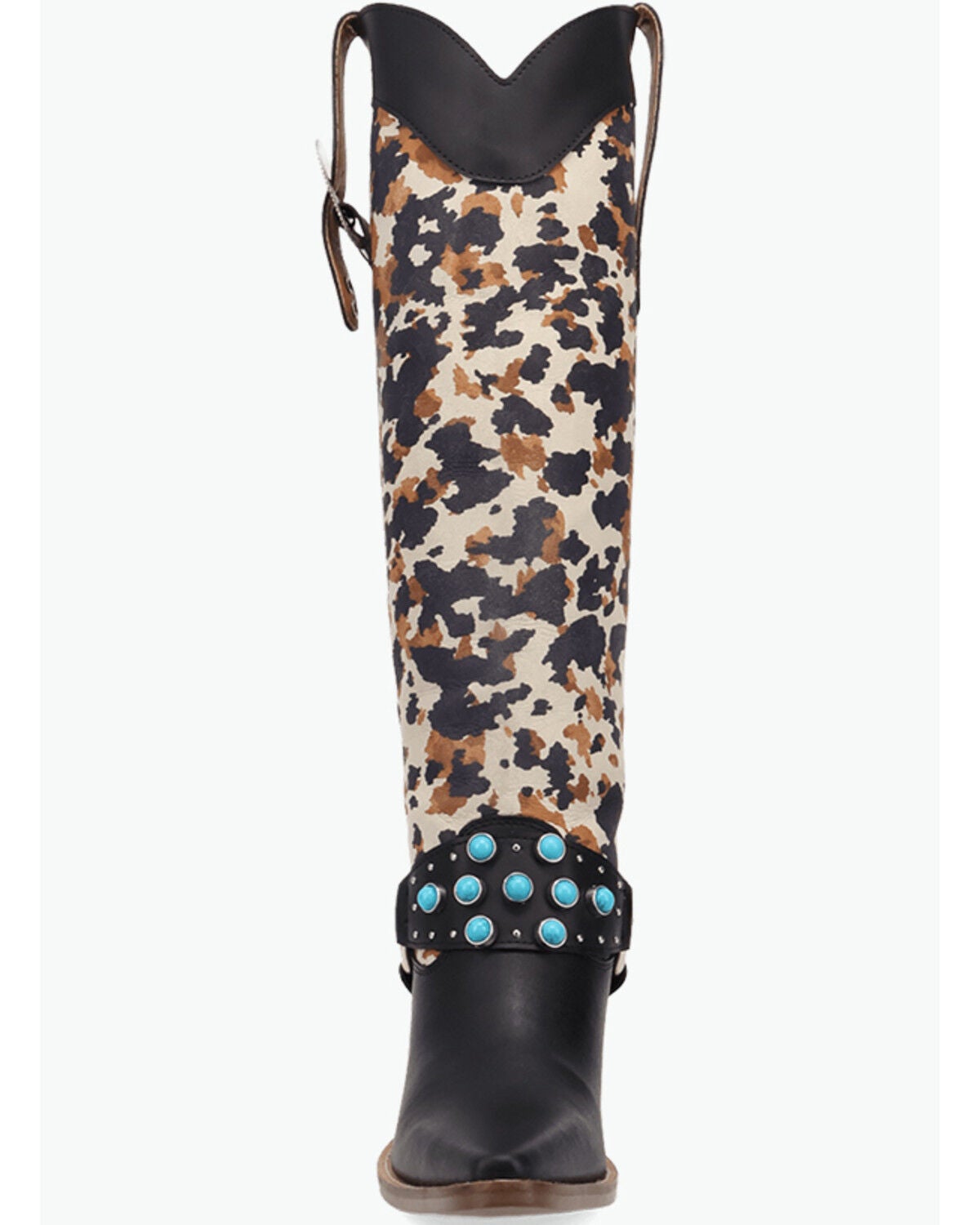 Image #4 - Dingo Women's City Slicker Tall Western Boots - Snip Toe, Black, hi-res