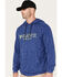 Image #2 - Hawx Men's Graphic Slub Pullover Hooded Work Sweatshirt, Bright Blue, hi-res