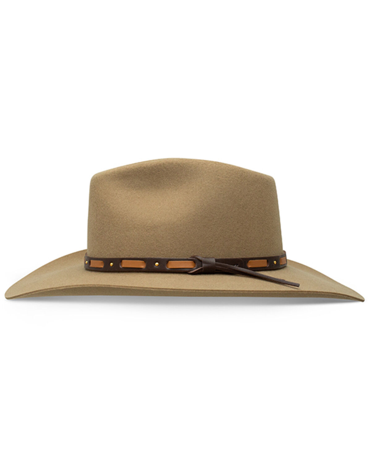 Image #2 - Stetson Hutchins 3X Felt Cowboy Hat, Stone, hi-res