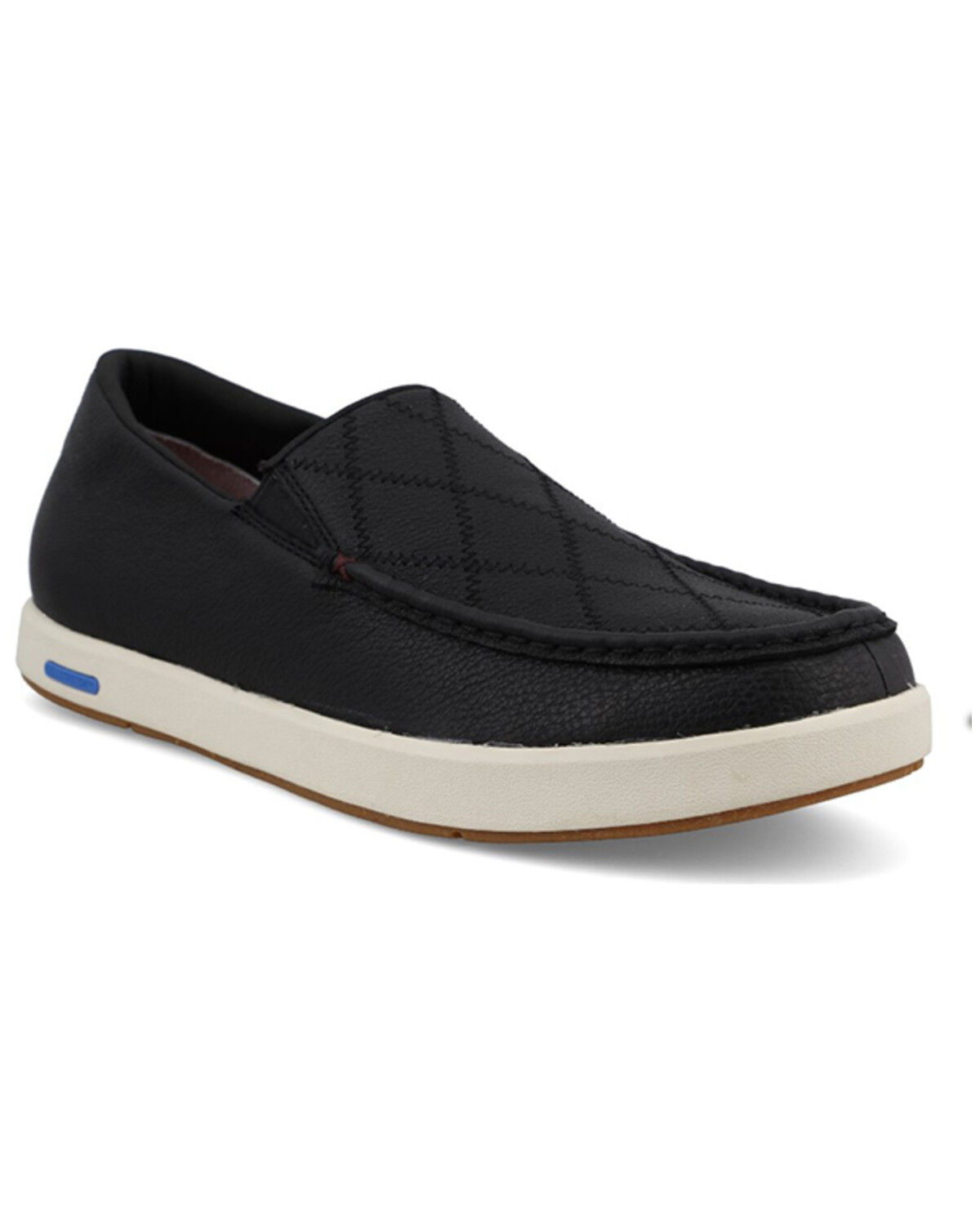 Image #1 - Twisted X Men's Slip-On Ultralite X™ Casual Shoes - Moc Toe, Black, hi-res