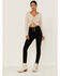 7 For All Mankind Women's Coated High Waist Ankle Skinny Jeans , Black, hi-res