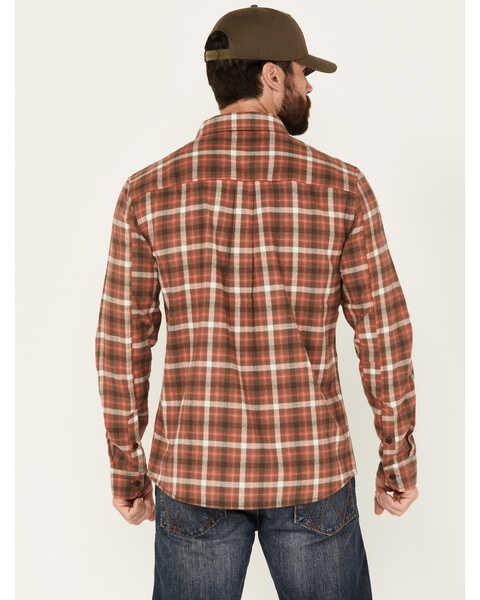 Image #4 - Brothers and Sons Men's Bosque Everyday Plaid Print Long Sleeve Button Down Flannel Shirt , Chocolate, hi-res