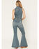Image #4 - Wrangler X Lainey Wilson Women's Denim Zip Jumpsuit, Blue, hi-res