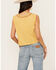 Image #4 - Shyanne Women's Embroidered Slub Jersey Top, Yellow, hi-res