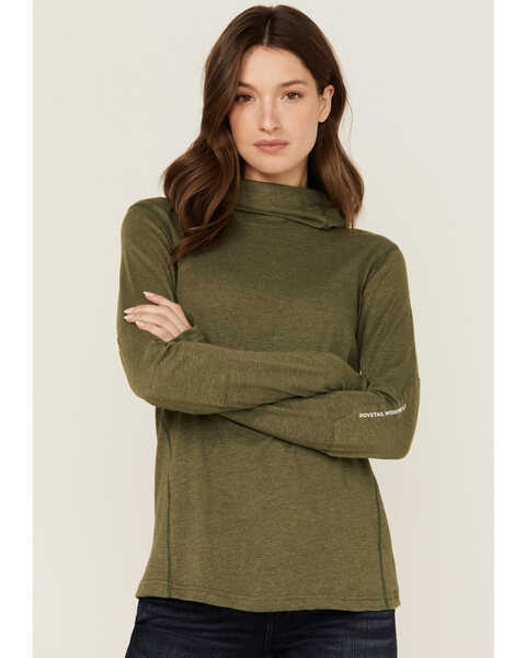 Image #2 - Dovetail Workwear Women's Sunbreaker Hoodie , Green, hi-res