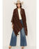 Image #1 - Shyanne Women's Chevron Tassel Chenille Shawl, Medium Brown, hi-res