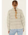 Image #4 - Sadie & Sage Women's Lola Plaid Print Sweater Jacket , Sage, hi-res